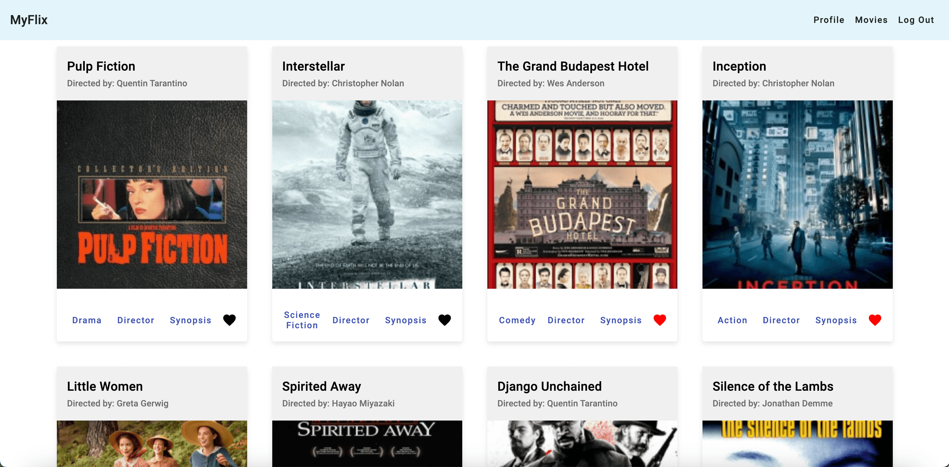 MyFlix Angular